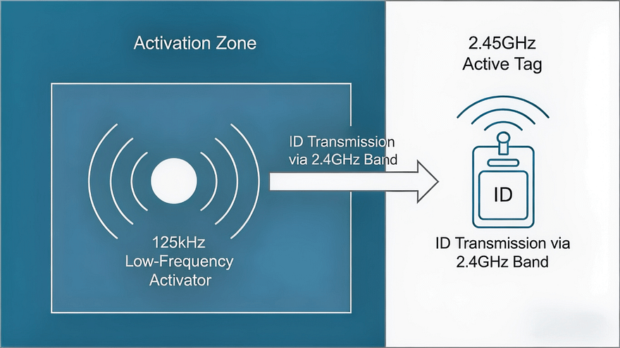 2.4Ghz active tag